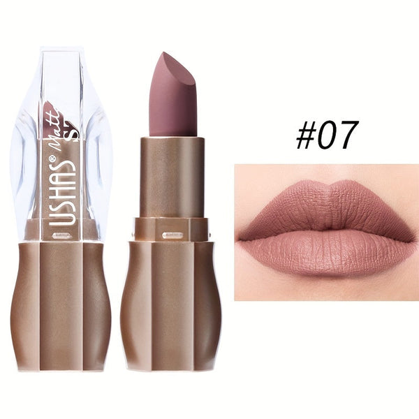 Kissable Colors: 12 Matte Long-Lasting Lipsticks