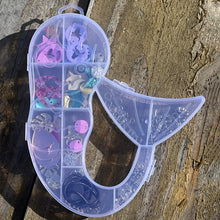 Mermaid Shape Plastic Storage Organizer Box (1 Pc)