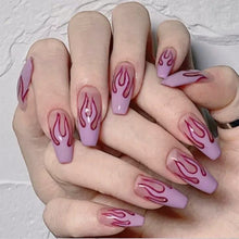 Wearing Nails Finished  False Nails