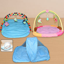 Multipurpose Baby Play Gym And Sleeping Mat (Mix Design  1 Pc)