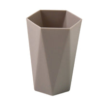 Hexagon Design Plastic Water Glass